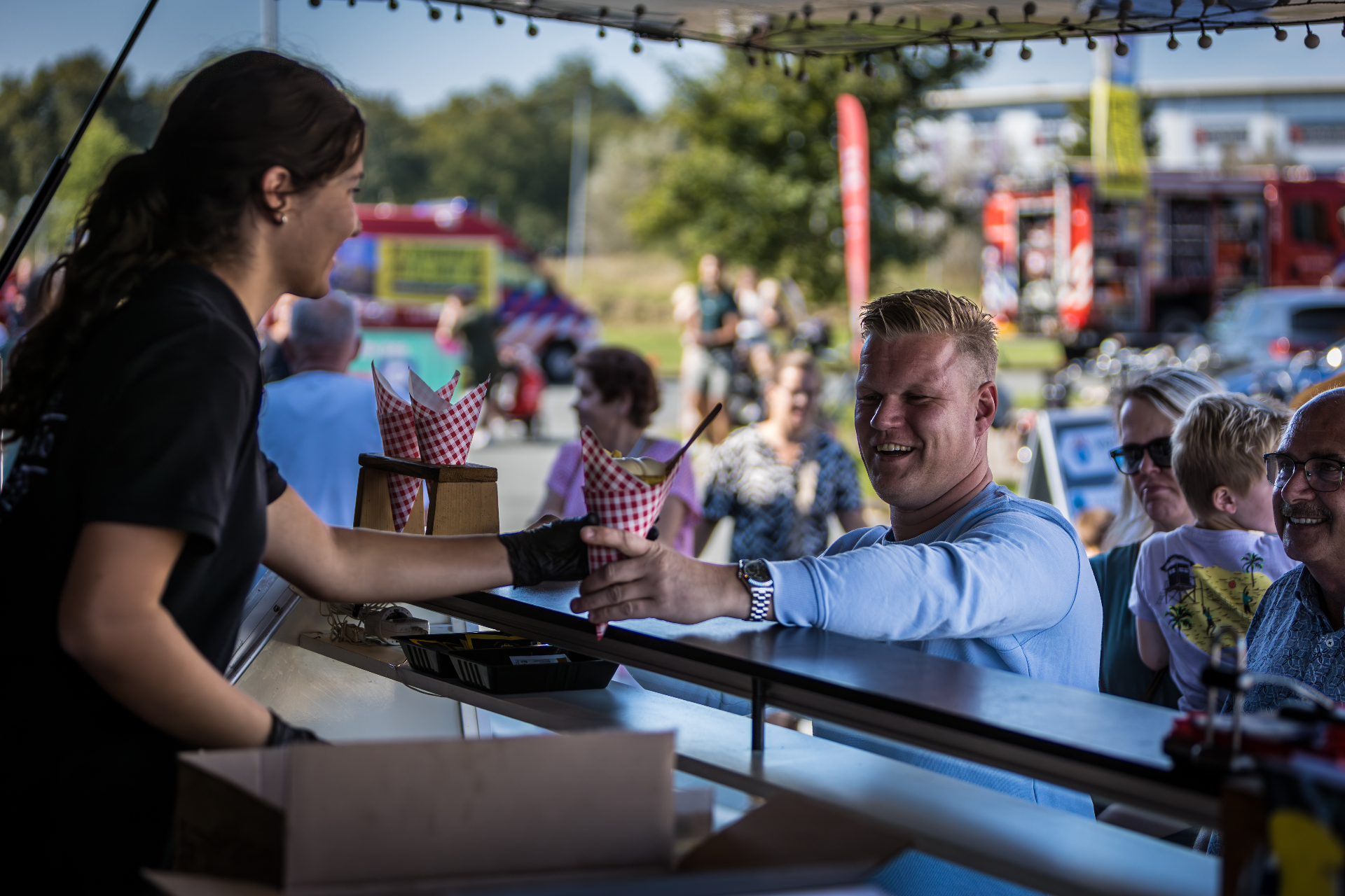 Snackkar tijdens de open dag