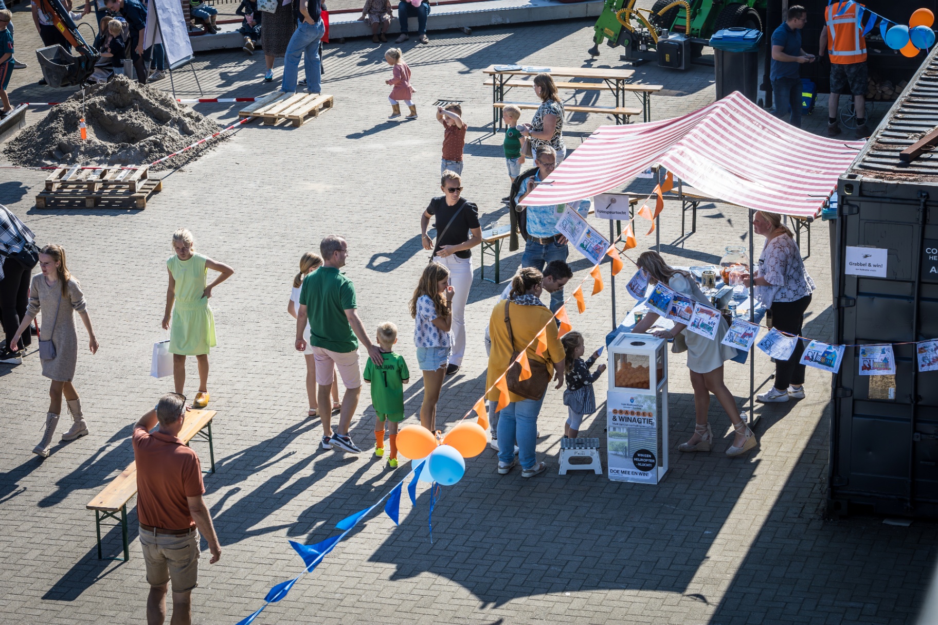 Grabbel & win-actie tijdens de open dag