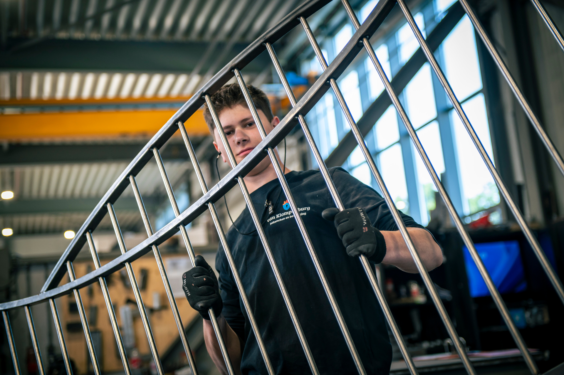 Hekwerk in de werkplaats
